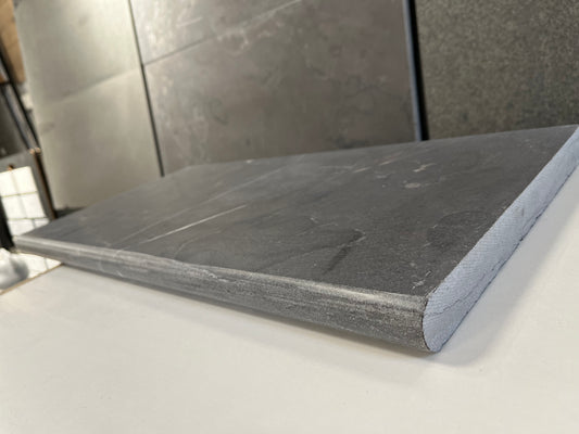 Belgium Blue Limestone Honed Bullnose 300x600x30mm