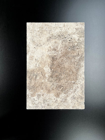 Silver Travertine Tile 406x610x12 mm