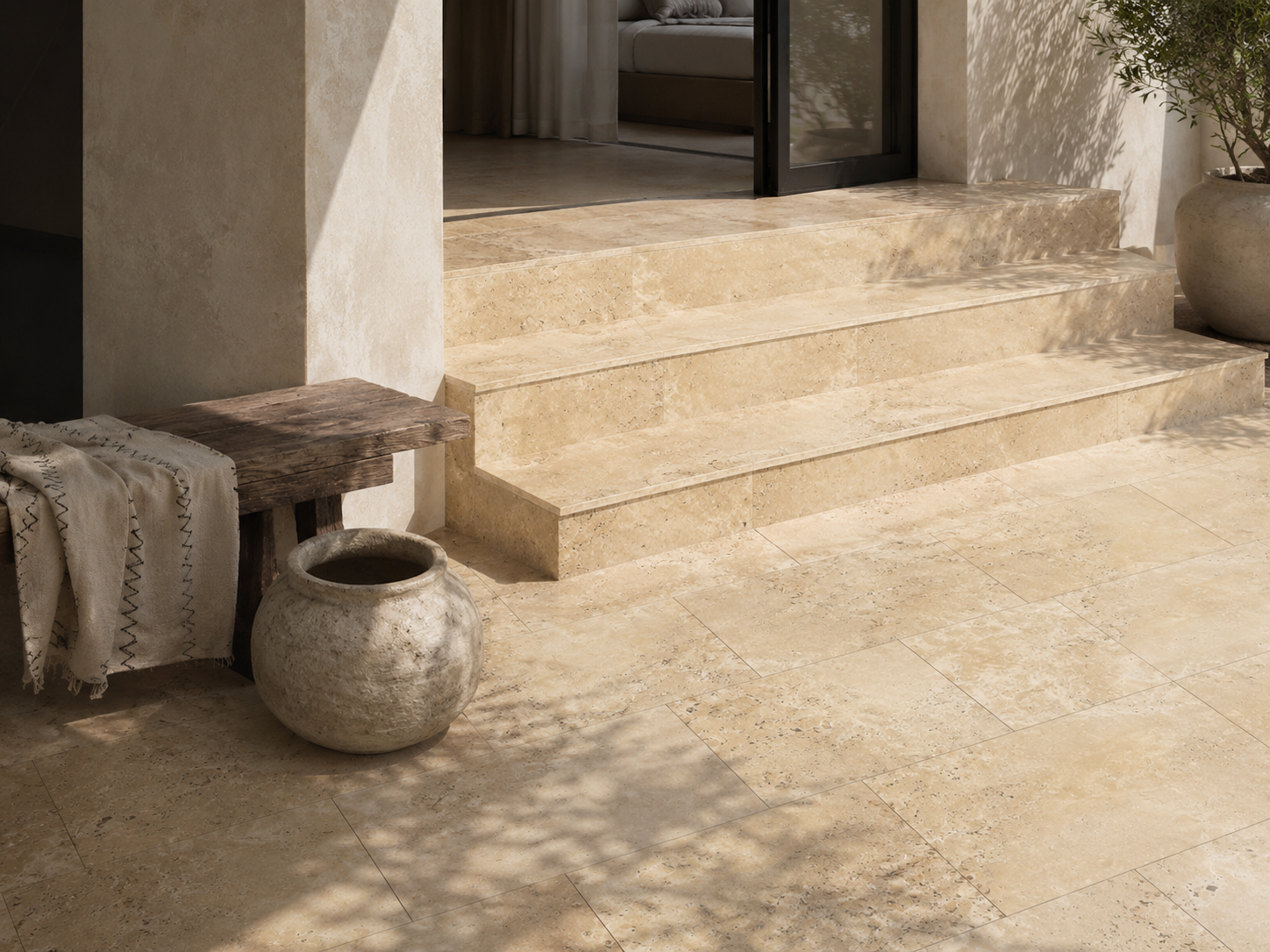 classic travertine — tumbled 12mm classic travertine — tumbled 12mm