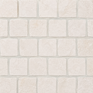 light cream limestone cobblestone pavers