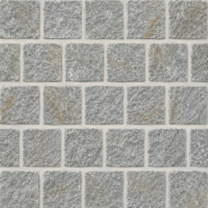 forest grey quartz cobblestone pavers