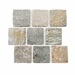 Gold Cream Quartz Cobblestone Pavers alternate view